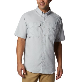 Columbia Overhemd Heren, PFG Blood and Guts III Short Sleeve Woven Grijs, 59DXGNTUL